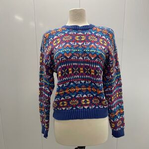 Marsh Landing Petites Sweater Size Large Beige Knit Cozy Winter Pullover